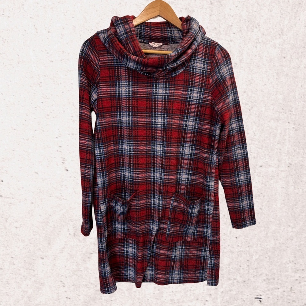 bundle 3 or more
Tribal Red Plaid Tunic Top - Picture 1 of 4